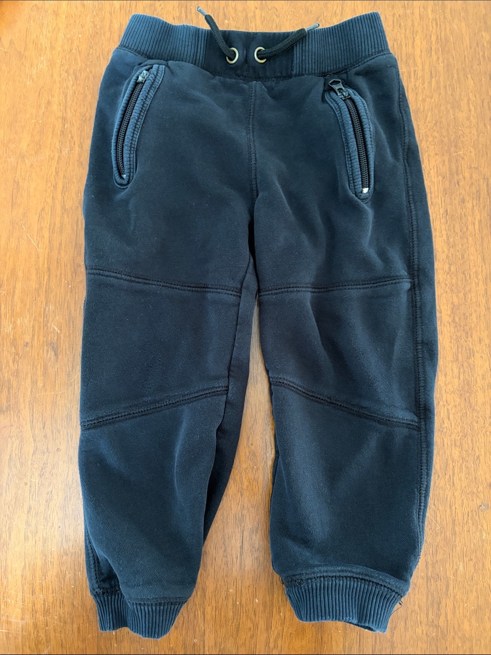 🍊5/$25 Joe Fresh Black Kids Joggers with Zipper Pockets size 3T